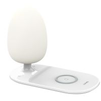 LDNIO Y3 RGB Stona Lampa sa Wireless punjenjem bijela