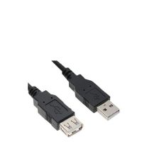 E-GREEN Kabl USB-A M/F (produžni) 3m crni OST03429